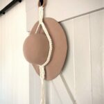 Macrame hat hanger